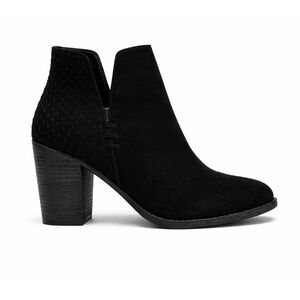 Steve Madden SHEPP Black Suede Ankle Booties — Size 10M
